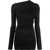 Balenciaga Rouched Long Sleeved Dress Black