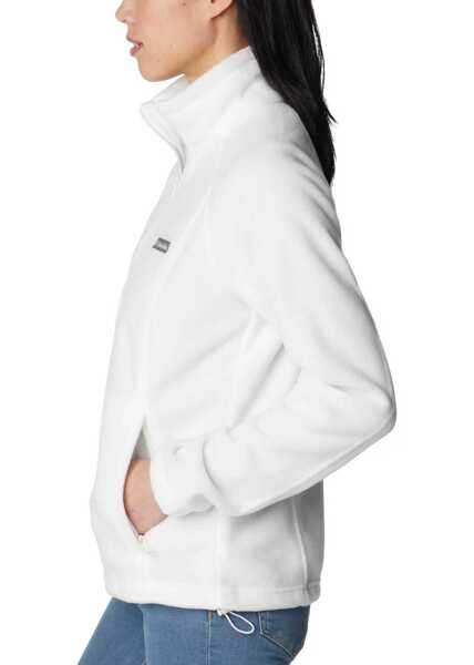 Pulovere casual Columbia Benton Springs Full Zip Fleece White Femei (BM 15780509) 3
