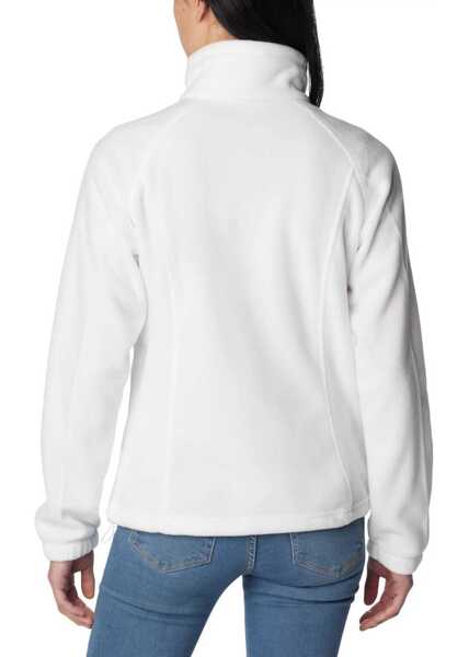 Pulovere casual Columbia Benton Springs Full Zip Fleece White Femei (BM 15780509) 4