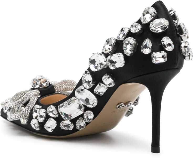 Pantofi cu toc MACH & MACH Double Bow Pumps BLACK Femei (BM 15780656) 3