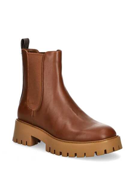 Bocanci Michael Kors ASHER FLAT BOOTIE Brown Femei (BM 15781097) 2