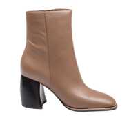 Bocanci Michael Kors Leather Ankle Boot Femei