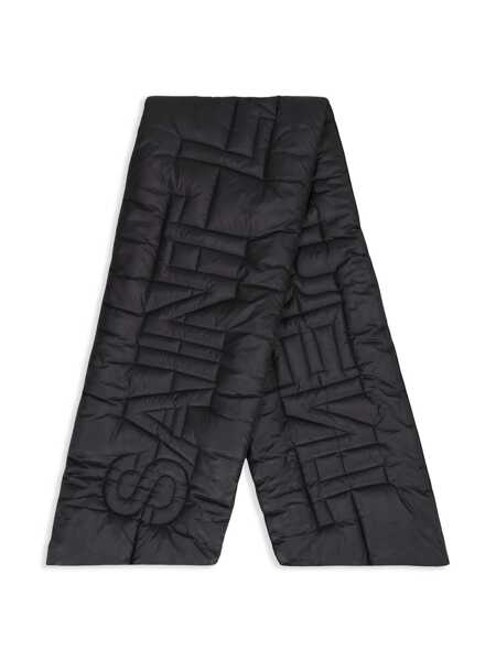 Esarfe Saint Laurent Saint Laurent Padded Nylon Scarf Black Femei (BM 15783929) 2