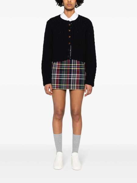 Fuste Thom Browne Thom Browne Miniskirt Check RED Femei (BM 15786818) 2
