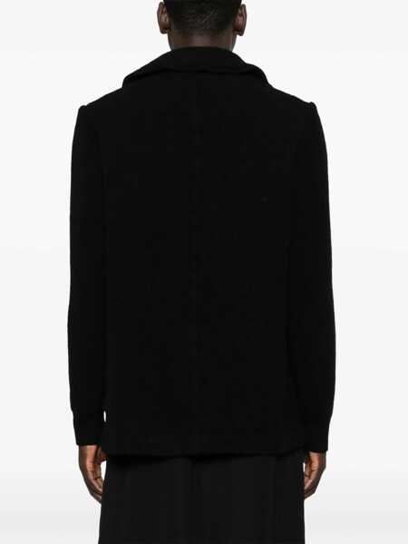 Paltoane Comme des Garons Comme Des Garons Double-Breasted Wool Coat BLUE Barbati (BM 15786866) 4