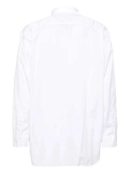 Camasi COMME DES GARONS HOMME Comme Des Garons Homme Logo Embroidery Shirt WHITE Barbati (BM 15787457) 2