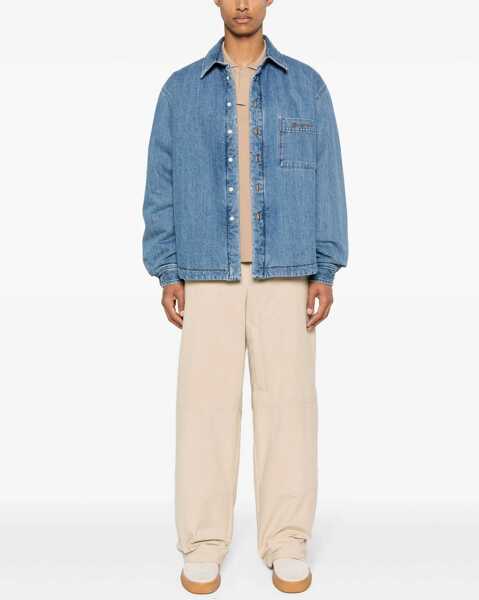 Camasi casual JACQUEMUS Boulanger Shirt BLUE Barbati (BM 15792089) 2