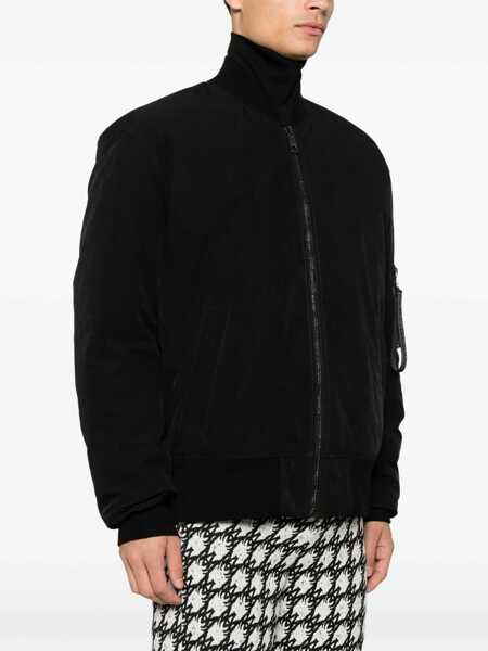 Bomber jacket Dolce & Gabbana Dolce & Gabbana Bomber Jacket In Technical Fabric Black Barbati (BM 15797816) 3
