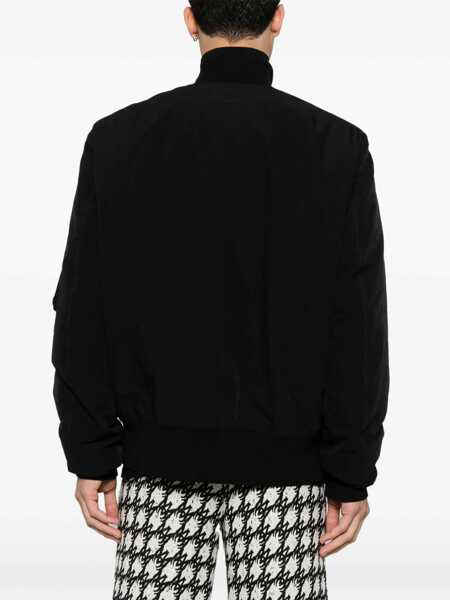 Bomber jacket Dolce & Gabbana Dolce & Gabbana Bomber Jacket In Technical Fabric Black Barbati (BM 15797816) 4