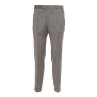 Pantaloni casual MASTER, 1 Pleat, Diagonal Pockets, Flap Back Pockets, Turn-Up Barbati