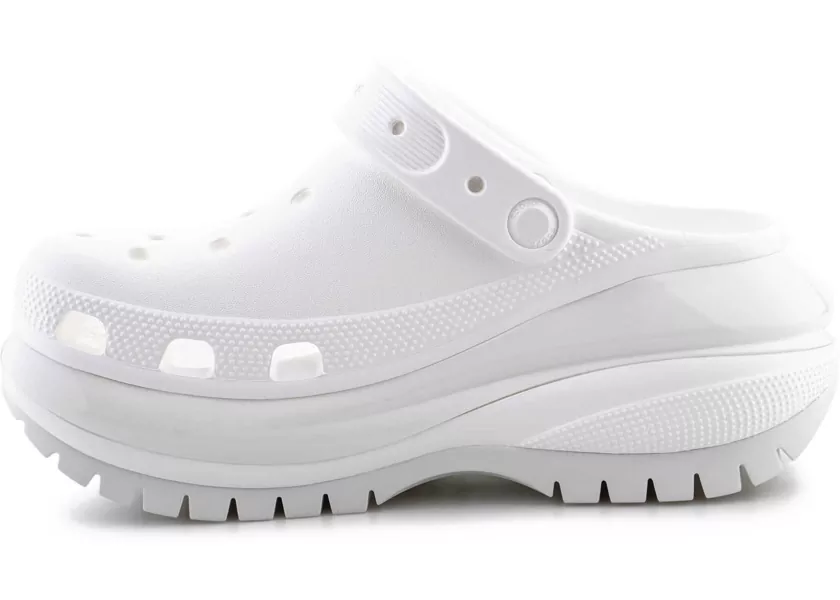 Slapi Crocs Mega Crush Clog White blanc White Femei (BM 15802421) 4