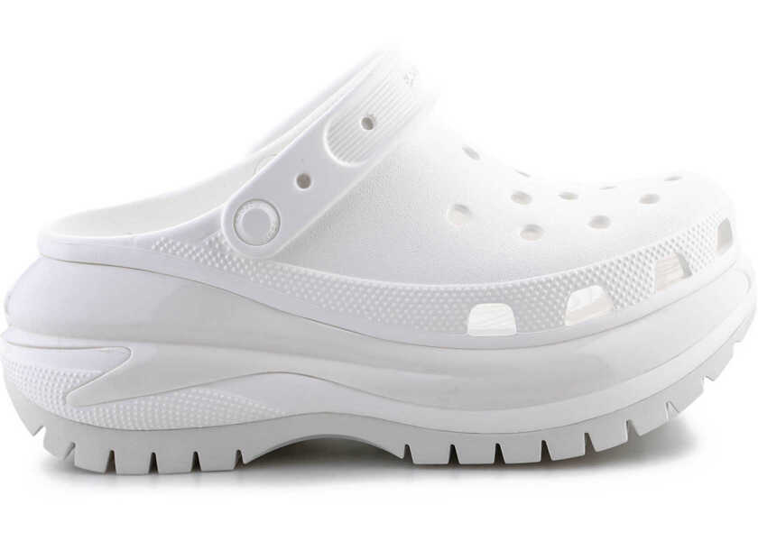 Slapi Crocs Mega Crush Clog White blanc White Femei (BM 15802421) 5