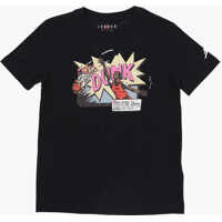 Tricouri Air Jordan Printed Comics Dunk Crew-Neck T-Shirt Baieti