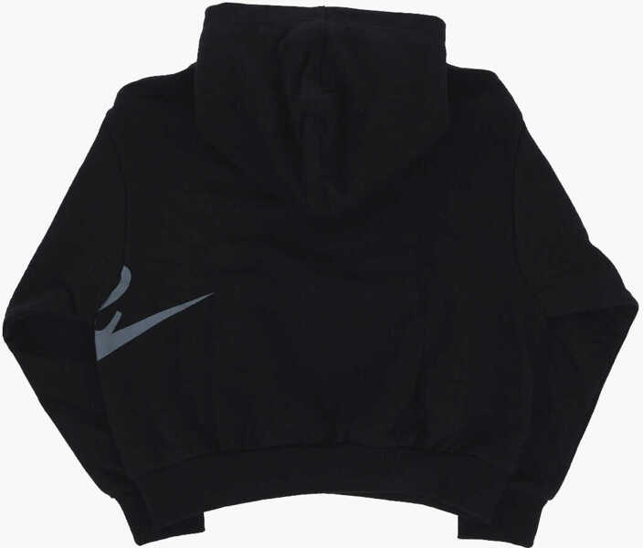 Bluze de trening Nike Cotton Blend Hoodie With Patch Pocket Black Baieti (BM 15802625) 4