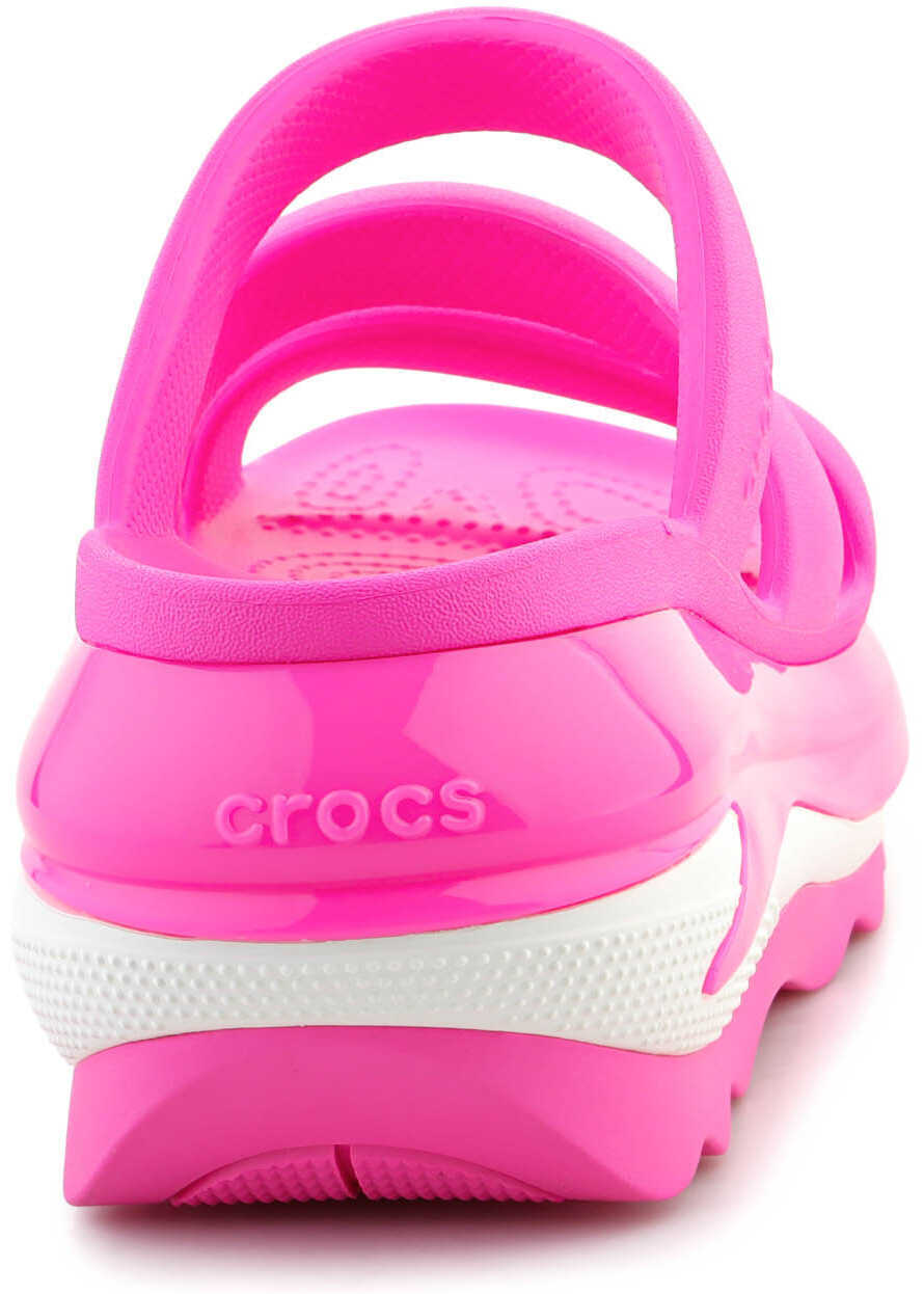 Slapi Crocs Mega Crush Triple Strap Pink crush Pink Femei (BM 15802778) 5