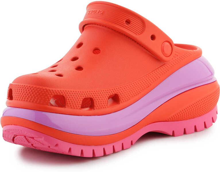 Slapi Crocs Mega Crush Clog lava Orange Femei (BM 15802781) 3