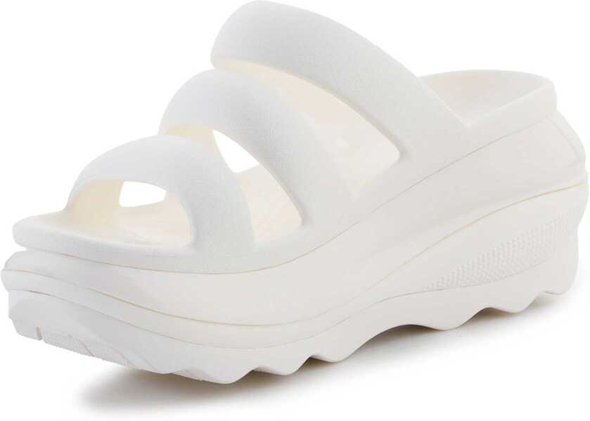 Slapi Crocs Mega Crush Triple Strap White/Kremowy Femei (BM 15802790) 3