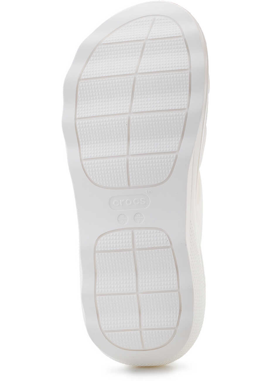 Slapi Crocs Mega Crush Triple Strap White/Kremowy Femei (BM 15802790) 5