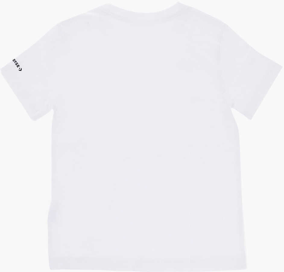 Tricouri Converse All Star Chuck Taylor Printed Crew-Neck T-Shirt White Baieti (BM 15802859) 3