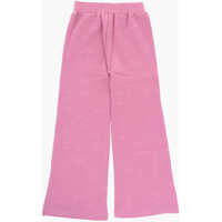Pantaloni casual Nike pentru Baieti - Pantaloni casual Nike Solid Color Flared Pants With All-Over Logo Pink Baieti (BM 15802877) - B-mall.ro