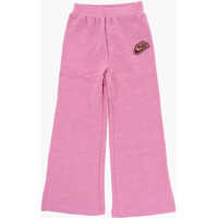 Pantaloni casual Solid Color Flared Pants With All-Over Logo Baieti