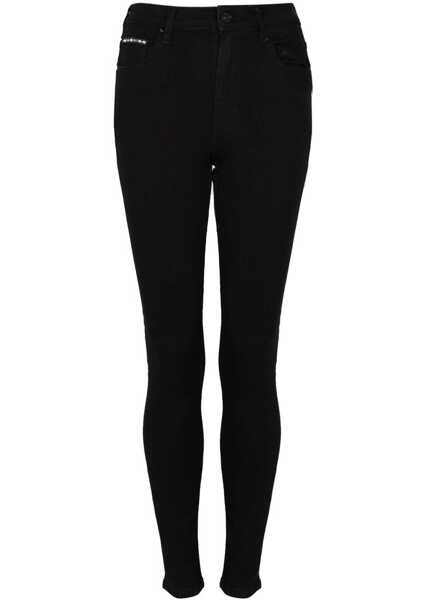 Pantaloni casual GUESS Skinny W01A26D3OA4 Czarny Barbati (BM 15802991) 5