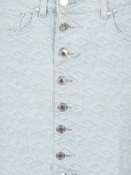 Fuste casual GUESS W2PD0G Niebieski Femei (BM 15803006) 3