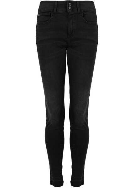 Pantaloni casual GUESS Skinny W2RA34 Czarny Barbati (BM 15803012) 2