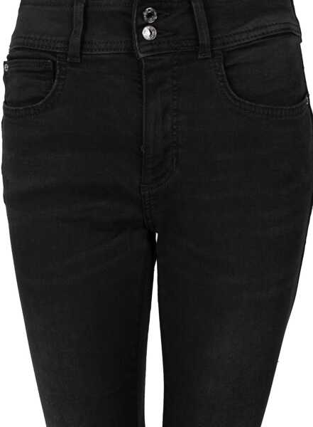 Pantaloni casual GUESS Skinny W2RA34 Czarny Barbati (BM 15803012) 3