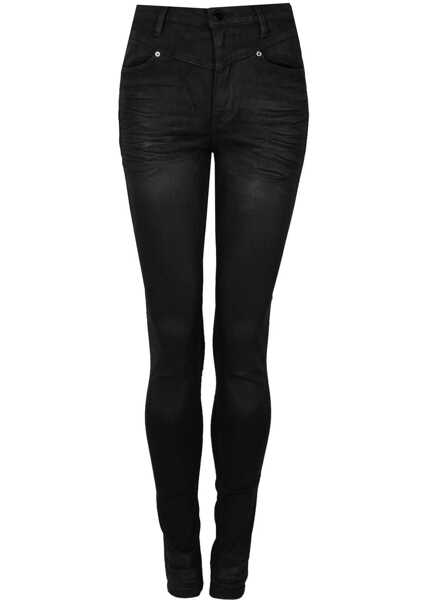 Pantaloni casual GUESS Skinny W2RA47 Czarny Barbati (BM 15803015) 2