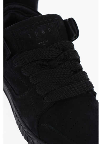 Sneakers 1989 STUDIO Solid Color Suede Low-Top Sneakers Black Barbati (BM 15803045) 4