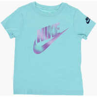 Tricouri Nike Solid Color Crew-Neck T-Shirt With Gradient Logo