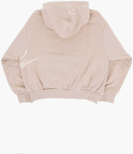 Hanorace Nike Cotton Printed New Impressions Graphic Sweatshirt Beige Baieti (BM 15803102) 4