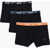 Nike Cotton Stretch 3 Pairs Boxer Set Black