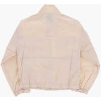 Jachete pentru Baieti - Jachete Nike Air Jordan Nylon Windbreaker Jacket With Logoed Side Bands Beige Baieti (BM 15803120) - B-mall.ro