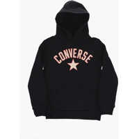 Bluze de trening Converse Fleeced Cotton Blend Hoodie With Frontal Logo