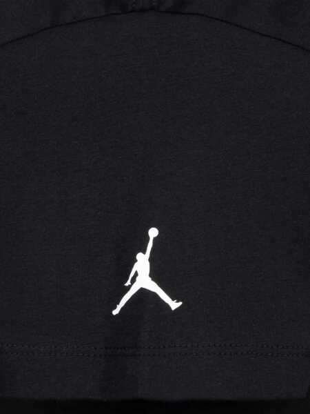 Tricouri Nike Air Jordan Cotton Crew-Neck T-Shirt With Print Black Baieti (BM 15803399) 4