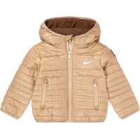 Jachete Solid Color Padded Jacket With Fleeced-Inner Fete