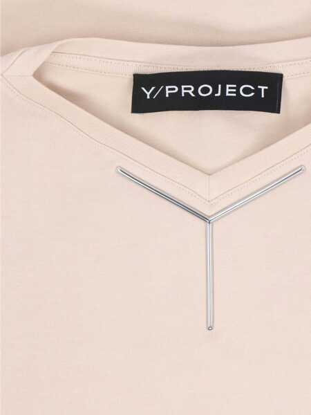 Topuri Y/PROJECT Y/Project T-Shirts And Polos Beige Femei (BM 15804077) 2