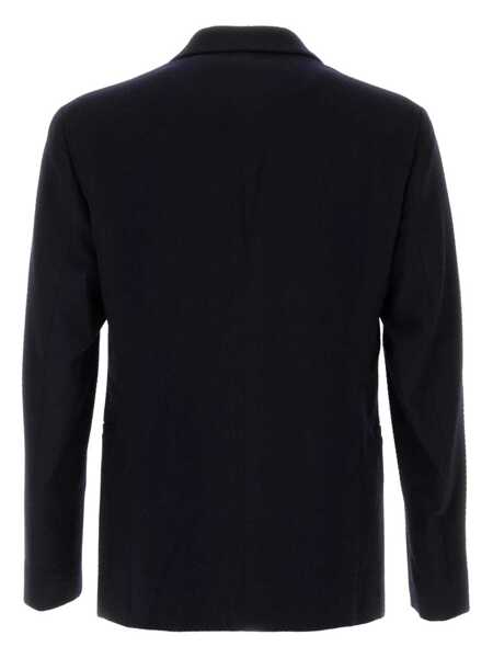 Sacouri Giorgio Armani Giorgio Armani Single-Breasted Two-Button Jacket BLUE Barbati (BM 15808187) 2