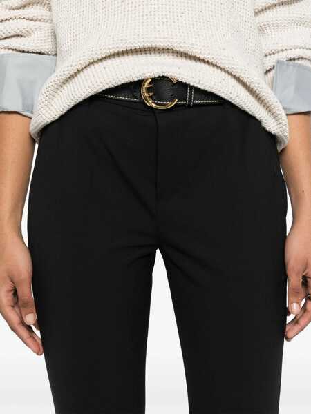 Pantaloni casual Brunello Cucinelli Brunello Cucinelli Trousers Black Femei (BM 15808883) 5