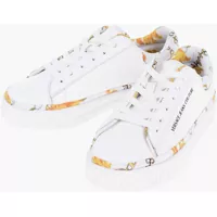 Sneakers Jeans Couture Printed Leather Low-Top Sneakers Femei