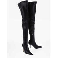 Cizme lungi Solid Color Slim Fit Boots With Heel 9Cm Femei