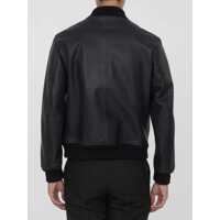 Geci Dolce & Gabbana pentru Barbati - Geci Dolce & Gabbana Leather Jacket Black Barbati (BM 15816743) - B-mall.ro
