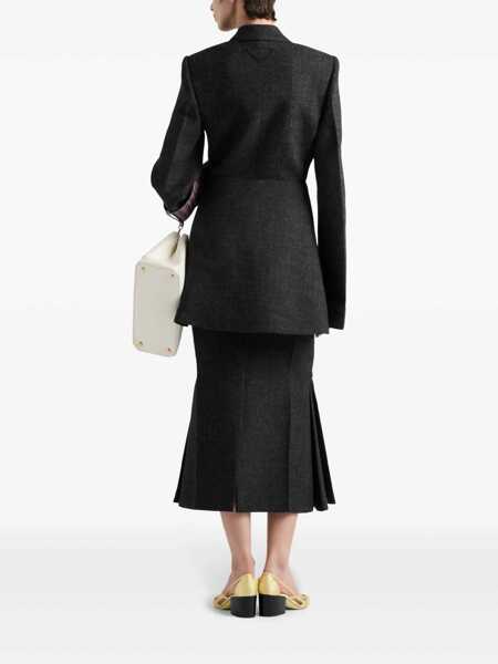 Geci Prada Prada Jackets And Vests GREY Femei (BM 15822275) 3