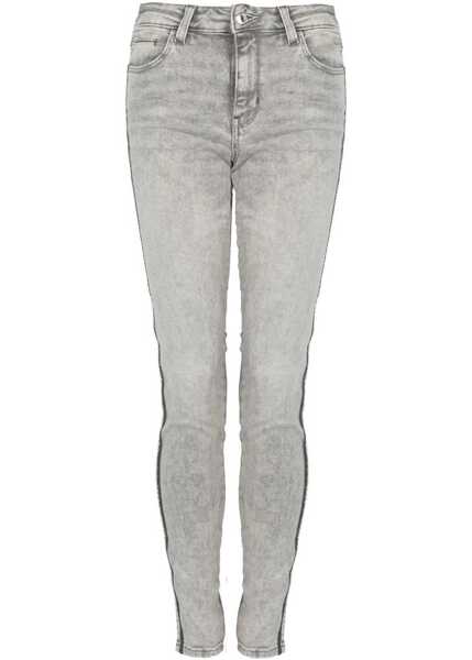 Pantaloni casual GUESS Skinny Mid W2BAJ3D4TA1 Szary Barbati (BM 15825503) 2