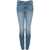 GUESS Skinny W2GA46D4MSA Niebieski