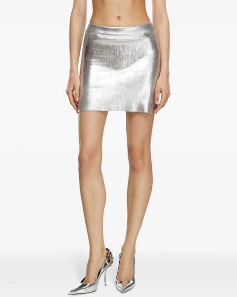 Fuste casual Diesel M-Isi Skirt SILVER Femei (BM 15825644) 3
