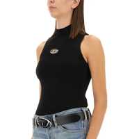 Topuri Dama - Bluze Diesel Top M-Onervax BLACK Femei (BM 15825650) - B-mall.ro