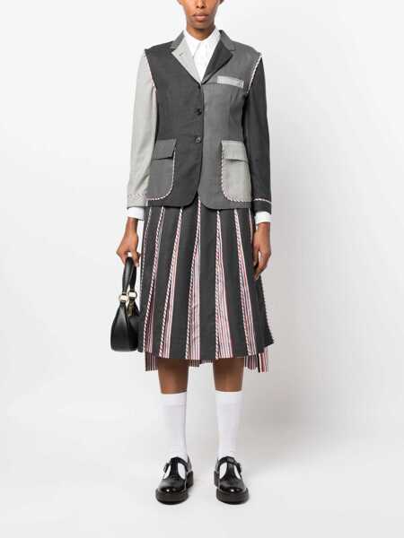 Geci Thom Browne Thom Browne Jackets And Vests MULTICOLOURED Femei (BM 15826838) 2